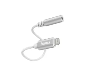 HAMA MFi-Audioadapter Lightning auf 3,5-mm-Klinkenstecker für Apple