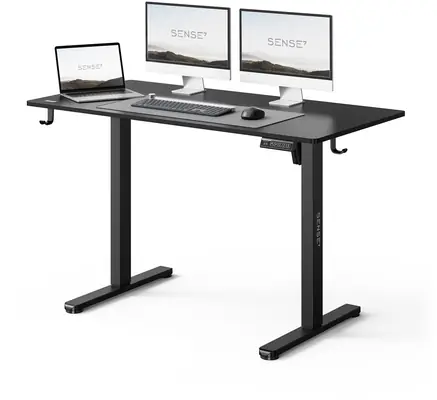 SENSE7 NOJO LIGHT Schreibtisch schwarz