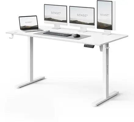 SENSE7 NOJO LIGHT Schreibtisch weiß