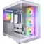 Fortron FSP M580-WA weiß / Gehäuse / Midi-Tower / ATX ohne Netzteil / 4X ARGB / transparente Seitenwand