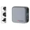 Verbatim Mini GaN 100W grau / Reiseladegerät / 2x USB-C / 1x USB-A / Display