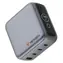 Verbatim Mini GaN 140W grau / Ladeadapter / 3x USB-C / 1x USB-A / PPS / TFT-Display