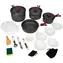 Acra C22 / Campinggeschirr-Set / Aluminium / für 3-4 Personen