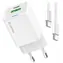 Colorway: Weiß / Netzteil / 1x USB-C / GaN / PD / PPS / QC / 35 W / USB-C-Kabel (1 m)