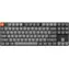 Keychron K1 Max (Gateron Red) / Tastatur / 87 Tasten / Mechanisch / Flaches Design / Rote Schalter / QMK / Via / BT / USB
