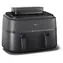 Philips NA550/00 schwarz / Heißluftfritteuse / Doppelkorb / Dampffunktion / 2750 W / 9 l