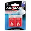 Ansmann Rauchmelder / Batterie / Alkaline / 9V / 6LR61 / Blisterverpackung