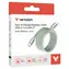 Verbatim 31855 Magnetisches 100W USB-C-Kabel 1,2m grün / USB-C(M) / USB-C(M) / PD & QC 3.0