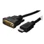 Lanberg CA-HDDV-20CU-0018-BK schwarz / HDMI-auf-DVI-D-Kabel / 1,8 m / Dual Link / 4K