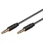 PremiumCord 3,5-mm-Klinkenstecker (4-polig, Stecker/Stecker) / Audiokabel / 0,5 m