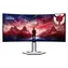 34" Lenovo Legion Pro 34WD-10 schwarz-weiß / Gaming-Monitor / OLED / 3440 × 1440 / 21:9 / 240 Hz / 0,03 ms