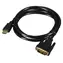 Lanberg CA-HDDV-10CC-0018-BK / HDMI-A auf DVI-D Kabel / 1,8 m / 1920x1200 / schwarz