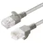 MicroConnect U/UTP CAT6A SLIM grau / Patchkabel / 0,25 m / RJ-45