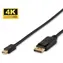 MicroConnect Mini DisplayPort (M) - DisplayPort (M) 0,5 m schwarzes Kabel / 4K