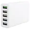 CoreParts Multi- Port -USB-Ladegerät weiß / Netzladegerät / 6× USB-A / 40 W / 2,4 A