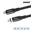MicroConnect USB-C - USB-C 1 m schwarz / Kabel