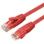 MicroConnect CAT6a U/UTP 0,5 m rot / Patchkabel / LSZH