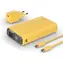 RealPower PB-20000 gelb / Powerbank 20000 mAh / USB & USB-C / 22,5 W