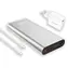 RealPower PB-20000PD Pro silber / Powerbank 20000 mAh / USB-A + USB-C / 100W PD / Set