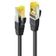Lindy CAT6a U/UTP 1 m schwarz / Patchkabel / 10 Stück / LSZH / 500 MHz