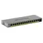 Netgear 16- Port Gigabit PoE+ PLUS Switch, grau, 16× GbE / PoE+, 250,6 W