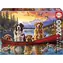 Educa Puzzle Hunde-Familie auf einem Boot / 2000 Teile