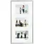 HAMA Madrid Silber / Galerie / 3 × 13 × 18 cm / 25 × 55 cm / Kunststoff