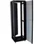 Xtendlan 42U/800x1000 schwarz / Rack-Schrank / 19" / Glastür / geschlossene Rückwand