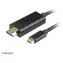 Akasa AK-CBCA12-18BK / USB-C-auf-HDMI-Adapterkabel / 4K@60Hz / 1,8 m