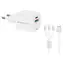 Conceptronic ALTHEA16W weiß / USB-Ladeadapter / 1x USB-A / 1x USB-C / 33 W / GaN / PD