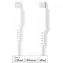 Nedis Lightning-Kabel 2 m weiß / Datenkabel / USB-C (Stecker) - Lightning 8-Pin (Stecker) / 480 Mbit/s