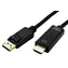 Roline DisplayPort - HDMI 3M Kabel / DP(M) - HDMI(M) / 4K 60Hz / dünn