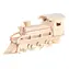 Woodcraft 3D-Puzzle Lokomotive aus Holz / ab 6 Jahren / Schwierigkeitsgrad: leicht