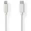 Nedis Lightning-Kabel 1 m weiß / Datenkabel / USB-C (Stecker) - Lightning 8-Pin (Stecker) / USB 2.0 / 480 Mbit/s