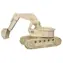 Woodcraft 3D-Holzpuzzle Bagger / 118 Teile / ab 6 Jahren / Schwierigkeitsgrad: leicht