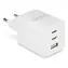 Dicota GaN Netzteil 2x USB-C/USB-A weiß / 65W / PD 3.0