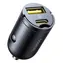 Baseus Tiny Star Mini USB-A/USB-C Cosmic Black / Kfz-Ladegerät / 30W / PD+QC / für Zigarettenanzünder