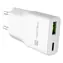 Natec Ribera GaN Slim weiß / Ladegerät / 20 W / USB-C + USB-A / GaN / PD 3.0