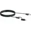 Schwaiger USB-C- und USB-A-auf-Micro-USB-Kabel, schwarz / USB-Kabel / 1 m / abgeschirmt