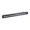 Equip 19" FTP schwarz / Patchpanel / 24x Keystone / 1U / LSA-110