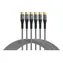 EFB Kabelset USB-C - USB-C schwarz, grau / Ladekabel / 100 W PD 3.0 / 5 A E-Marker / 3 x 0,5 + 1 + 2 m