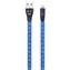 2GO blau / Lade- und Datenkabel / USB - Lightning / LED-Hintergrundbeleuchtung / 1 m
