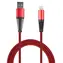 2GO rot / Daten- und Ladekabel / USB-A auf Lightning / Nylon / 1 m