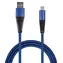 2GO USB-C 1 m blaues Datenkabel / USB 3.2 Gen 1 / Nylon