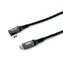 Equip 128891 schwarz / USB-C-Kabel / abgewinkelt 90° / PD 100W / USB 2.0 / 1 m