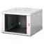 Equip Pro Mount hellgrau / Wandmontage-Rack / 19" / 7U / 600x600 mm / passive Kühlung / Glastür