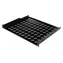 19" Equip , massiv schwarz / 1 HE / Tiefe 40 cm