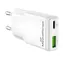 MediaRange GaN 30W weiß / Ladegerät / 1x USB-C / 1x USB-A / PD 3.0 / QC 3.0