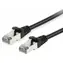Equip Cat6 S/FTP schwarz / Patchkabel / RJ-45 / 0,15 m / LSZH
