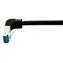 Cat6A S/FTP Equip , schwarz / Netzwerkkabel / RJ-45 / 1 m / LSZH / PoE+